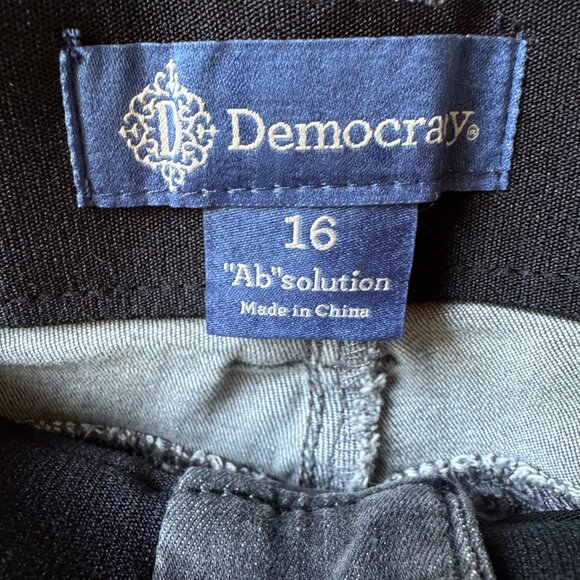 NWT DEMOCRACY Charcoal ABsolution Itty Bitty Boot Stretch Jean in Women's 16 - Picture 3 of 11